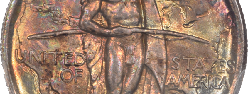 CAC Approved Coins 1922 GRANT COMMEMORATIVE GOLD DOLLAR NO STARS – PCGS MS-66, PRETTY, CAC APPROVED