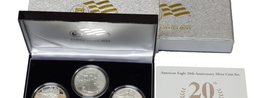 American Silver Eagles 1987 $1 AMERICAN SILVER EAGLE, 1 OZ .999 – GEM UNCIRCULATED!