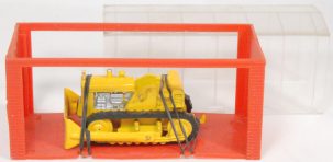 Dinky 1968 DINKY #94 “MINI DINKY” INTERNATIONAL BULLDOZER MINT W/ near-MINT GARAGE BOX