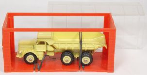 Dinky 1968 DINKY #97 “MINI DINKY” EUCLID R-40 DUMP TRUCK MINT W/ near-MINT GARAGE BOX