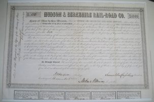 Other Collectibles 1848 HUDSON RAILROAD BOND NOTE PRESIDENT MILLARD FILLMORE SIGNED EXC/NR MINT