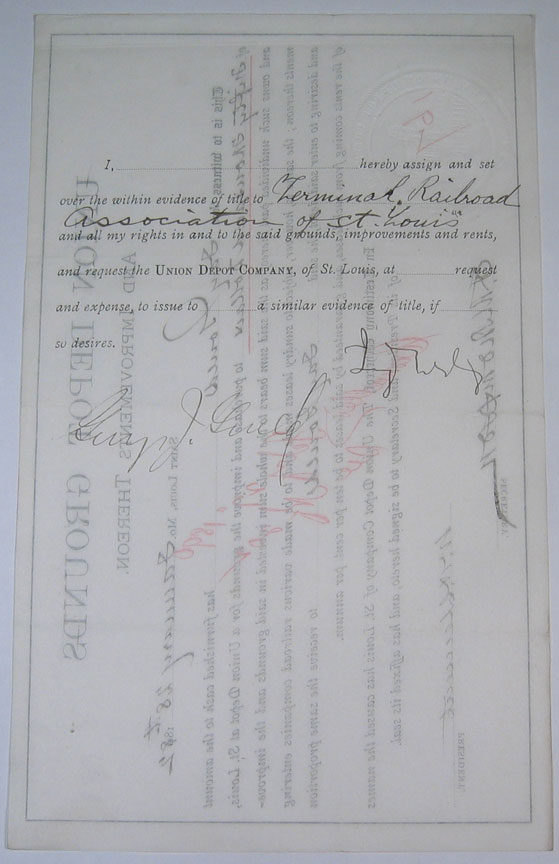 Documents & Autographs 1882 CASH RECEIPT FOR $50,000 JAY AND GEORGE GOULD SIGNED, VERY RARE! CHOICE