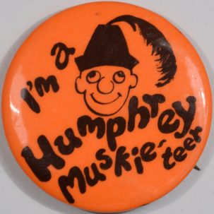 Other Collectibles 1968 CLASSIC HUBERT H. HUMPHREY, 1 3/4″ CAMPAIGN BUTTON, nr-MINT