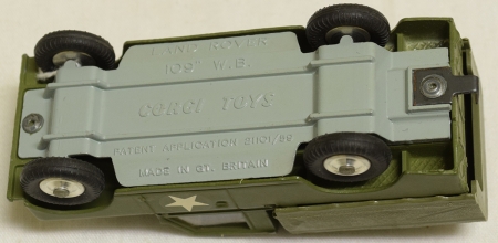 Corgi 1964 CORGI #357 MILITARY LAND ROVER MINT – NO BOX