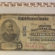 U.S. Currency 1902 $10 PB NATIONAL BANK NOTE – CH #5831 CNB WESTERNPORT MD: FR-633 PCGS VG-10