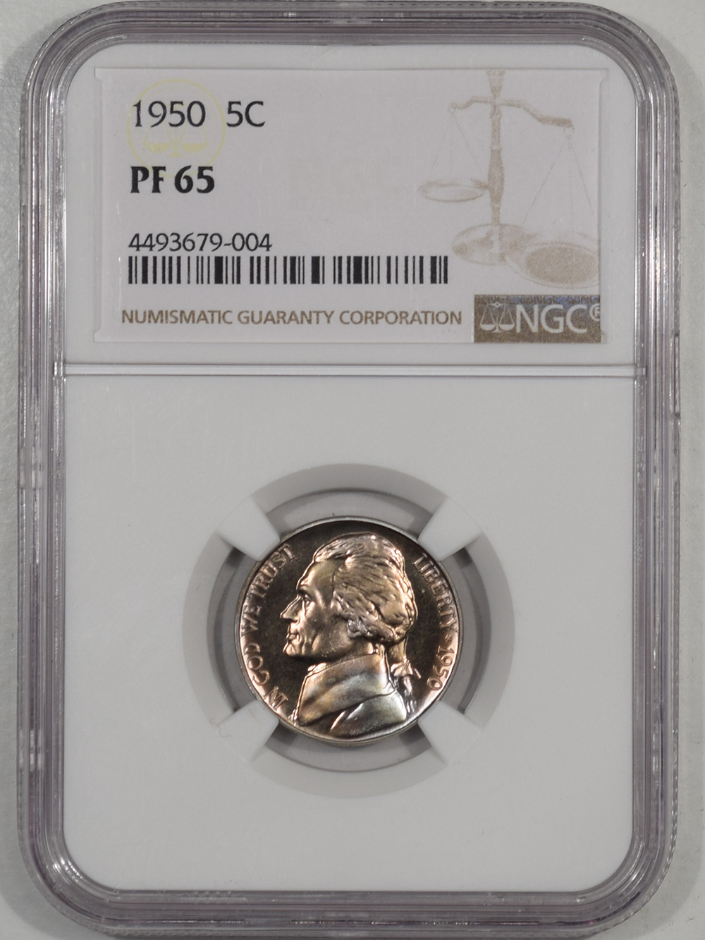 PCGS 1949-P Jefferson Nickel MS65