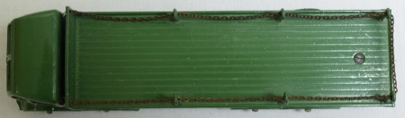 Dinky DINKY #905 FODEN FLAT TRUCK W/ CHAINS, GREEN, NEAR-MINT W/ EXC BLUE STRIPED BOX