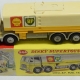 Dinky DINKY #905 FODEN FLAT TRUCK W/ CHAINS, GREEN, NEAR-MINT W/ EXC BLUE STRIPED BOX