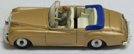 Dinky DINKY #194 BENTLEY S COUPE, METALLIC BRONZE, NEAR-MINT W/ VG BOX; RARE COLOR!