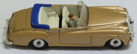 Dinky DINKY #194 BENTLEY S COUPE, METALLIC BRONZE, NEAR-MINT W/ VG BOX; RARE COLOR!