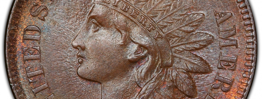 Indian 1862 INDIAN CENT – ANACS AU-50