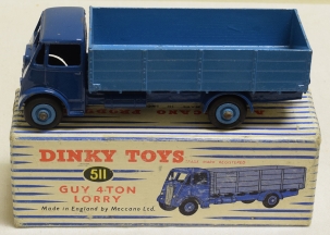 Dinky DINKY 511 GUY 4-TON LORR, EXCELLENT MODEL W/ EXCELLENT BOX!