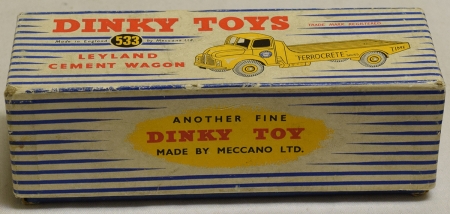 Dinky DINKY 533 LEYLAND CEMENT WAGON, EXCELLENT MODEL W/ EXCELLENT BOX!