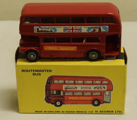 Other BUDGIE 236 ROUTEMASTER BUS, NEAR-MINT MODEL W/ MINT BOX!