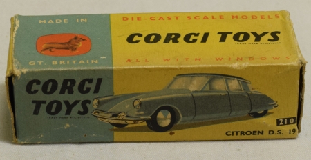 Corgi CORGI 210 CITROEN D.S. 19, VG MODEL W/ G BOX!