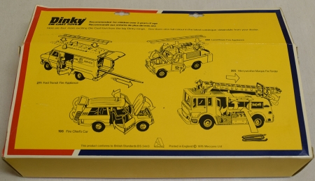 Dinky DINKY 266 E.R.F. FIRE TENDER, MINT MODEL W/ EXCELLENT BOX!