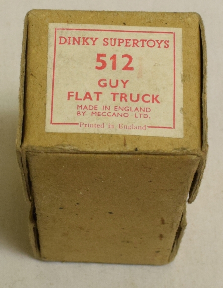Dinky DINKY 512 GUY FLAT TRUCK, NEAR-MINT MODEL W/ VG++ BOX!