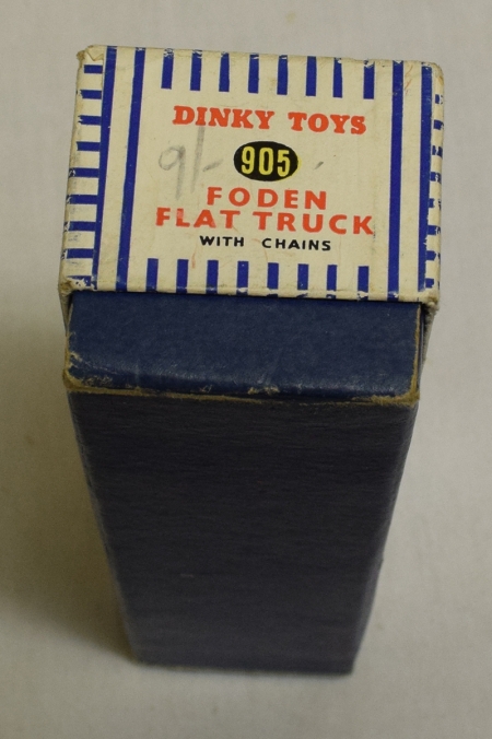 Dinky DINKY 905 FODEN FLAT TRUCK WITH CHAINS, EXCELLENT MODEL W/ VG BOX!