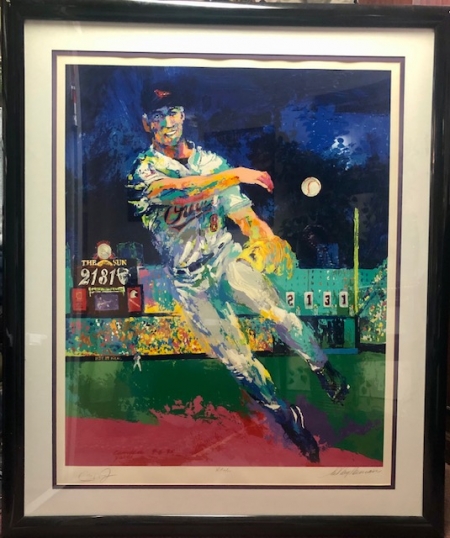 Other Collectibles LARGE LEROY NEIMAN CAL RIPKEN “2131” SERIGRAPH ARTIST PROOF, CUSTOM FRAME & COA