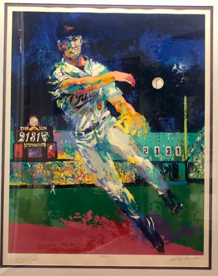 Other Collectibles LARGE LEROY NEIMAN CAL RIPKEN “2131” SERIGRAPH ARTIST PROOF, CUSTOM FRAME & COA