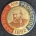 Pre-1920 SCARCE 1892 “HARRISON AND PROTECTION” 1 3/8″ MULTICOLOR BADGE, EXCELLENT COND!