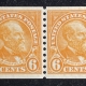 Postage SCOTT #620 2c NORSE AMERICAN, CARMINE/BLACK, 2 BLOCKS OF 4, MOG NH, VF+, CAT $48