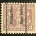 Postage SCOTT #537b, 3c LIGHT REDDISH VIOLET, WEEHAWKEN, NJ PRECANCEL, USED, F+, CAT $50