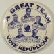 Political 1948 1 1/4″ CLASSIC DEWEY LITHO CAMPAIGN BUTTON – MINT!