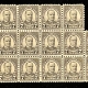 Special Handling Stamps SCOTT #QE2a & QE3a BLOCKS OF 4 W/ PLATE #, 15c & 20c GREEN, MOGNH, FRESH-CAT $50