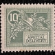 U.S. Postal Agency in China SCOTT #K-2, 4c OVER 2c, RED, SHANGHAI, USED, AVERAGE CENTERING – CAT $70