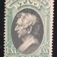 Postage SCOTT #208 6c DULL ROSE, USED, HEAVY CANCEL BUT SOUND & abt VF, CATALOG $100