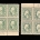 Postage SCOTT #498 PLATE BLOCKS (2), 1c GREEN, MOGNH, PO FRESH & VF+, CAT $70.