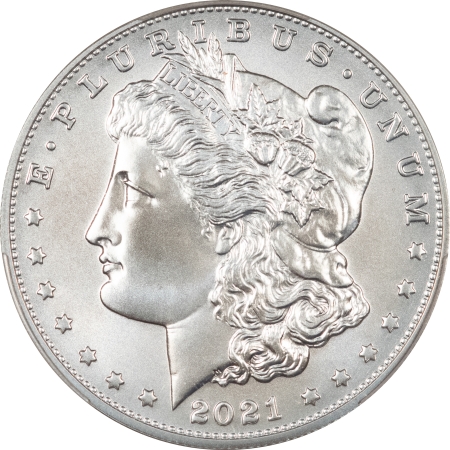 Modern Commems 2021-P/D/O/S/CC MORGAN & PEACE 6 COIN COMPLETE COMMEM DOLLAR SET, GEM BU IN OGP