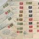U.S. Stamps 45 1930s-50s STAMPED ENVELOPES, ALL IDENTIFIED, DUPLICATION, PO FRESH-CAT $100!