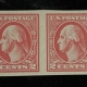 Postage SCOTT #532 2c CARMINE TYPE IV IMPERF PAIR, MOG NH, VF+ PO FRESH, CAT $160