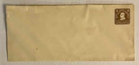 U.S. Stamps VERY RARE U-463 ENTIRE (AMBER), MINT & UNUSED, MINOR ENVELOPE FATIGUE, CAT $1000