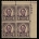 Postage SCOTT #635 3c VIOLET PLATE BLOCK, MOG-NH (BOTTOM RIGHT STAMP LOOKS GEM!)