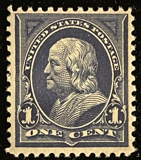 Postage SCOTT #264 1c DARK BLUE, MOG-NH, VF & PO FRESH-PRETTY STAMP! CAT $17.50