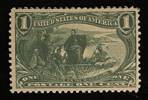 Postage SCOTT #285 1c GREEN, MOG-NH, VF & PO FRESH! CATALOG $75