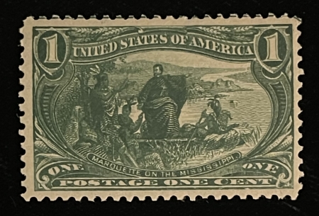 Postage SCOTT #285 1c GREEN, MOG-NH, VF & PO FRESH! CATALOG $75