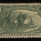 Postage SCOTT #448, 1c GREEN, PERF 10 HORIZ PAIR, MOG-NH, VF & PO FRESH, CATALOG $47.50