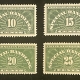 Air Post Stamps SCOTT #C-9 20c GREEN, BLOCK OF 4, MOG-NH, VF & P.O. FRESH; CATALOG $50