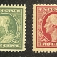 Postage SCOTT #343 1c GREEN IMPERFORATED, MOG-NH, VF+ & FRESH-CAT $20