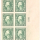 Postage SCOTT #577 & #576 2c RED & 1 1/2c BROWN PLT BLOCKS (2), VF+, MOG, NH -APS MEMBER