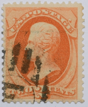 Postage SCOTT #178 2C ORANGE, FINE & SOUND; CV $15