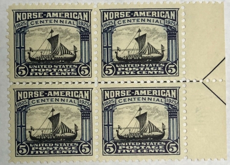 Postage SCOTT #621 5c BLUE, ARROW BLOCK, SUPERB, MOGNH, PO FRESH, CAT $52.50-APS MEMBER