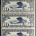 Air Post Stamps SCOTT #C-10, BOOKLET PANE OF 3, VF+, MOG NH, CAT $110, A BEAUTY! -APS MEMBER