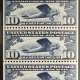 Postage SCOTT #752, 766-70, CROSS GUTTER BLOCKS (6), NGAI, VF, NH, CAT $162-APS MEMBER