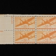 Postage SCOTT #723, 6c, DEEP ORANGE COIL, STRIP OF 3, MOG-NH, ABT VF, FRESH – CAT $47.50