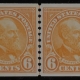Postage SCOTT #711, 6c, ORANGE, MOG-NH, VF PLATE BLOCK – CATALOG VALUE $70